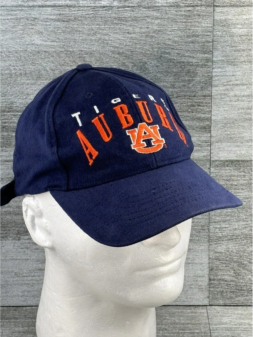 VTG Auburn Tigers Twins Enterprise USA Made Strap Back Dad Hat Cap AU War Eagle